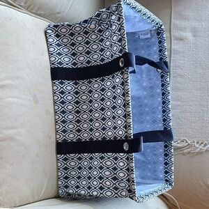 Thirty-One Navy and White Utility Tote